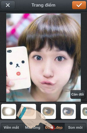 chinh mat dep bang photowonder voi iphone 6 plus, 6, ip 5s, 5, 4s, 4