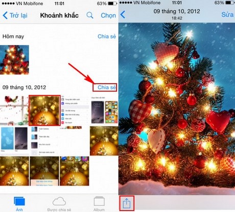 Cách thay đổi hình nền iPhonen 5, 6 thay doi hinh nen iphone