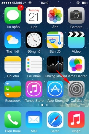Thay doi tai khoan iCloud iPhone