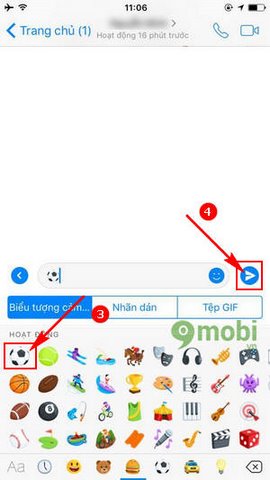 huong dan choi bong da Facebook Messenger
