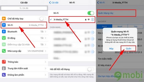 loi iphone ket noi wifi iOS 10.2
