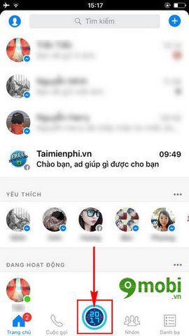 chup hinh nam moi tren Facebook Messenger