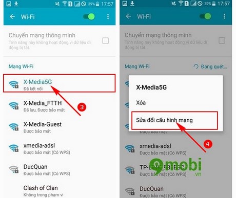 cach doi dns samsung galaxy j7