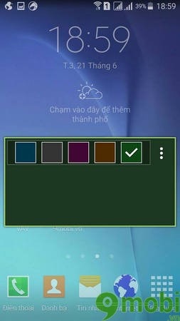 doi mau nen thu muc tren samsung galaxy j7 j5