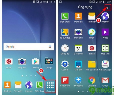 go ung dung tren samsung galaxy a7