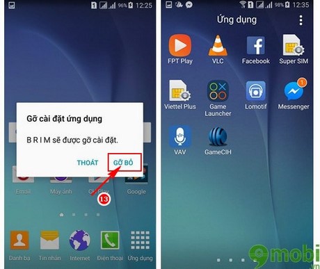 go ung dung tren samsung galaxy a7