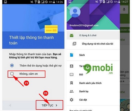tao tai khoan ch play tren samsung galaxy j7