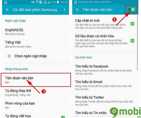 tat tien doan tu tren samsung galaxy a7