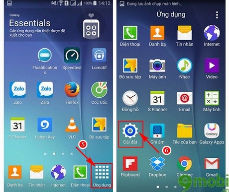 tat tien doan tu tren samsung galaxy a7