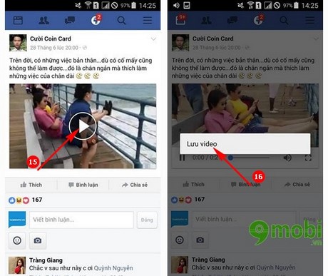 tai video tren facebok tren samsung galaxy j7 j5