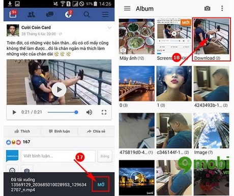 tai video tren facebok tren samsung galaxy j7 j5