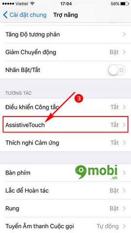 su dung nut home ao tren iPhone 7
