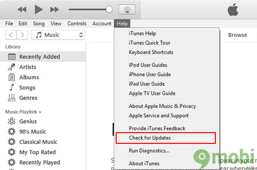 cap nhat itunes