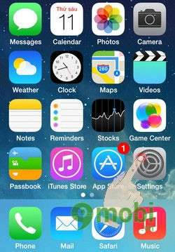 Bật phím home ảo trên iphone bat phim home ao tren iphone 6 plus, 6, ip 5s, 5, 4s, 4