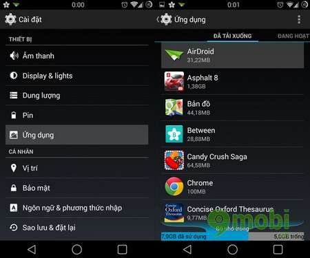 Tắt thông báo trên Android tat thong bao tren android