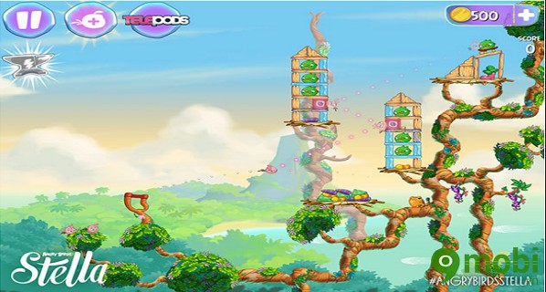 chơi game Angry Birds Stella đạt điểm cao
