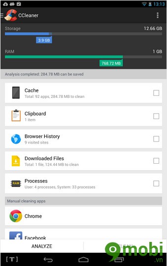 tải CCleaner cho Android