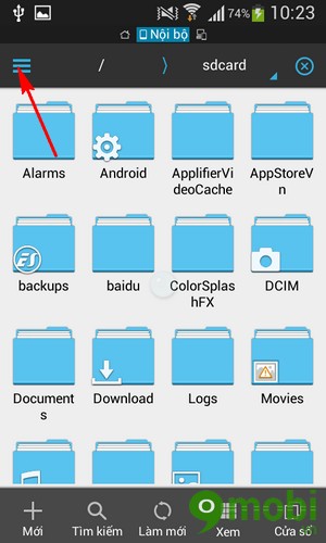 Quản lý ứng dụng chạy ngầm bằng ES File Explorer trên Android