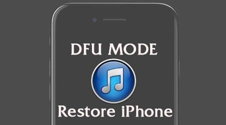 Cách đưa iPhone, iPad về chế độ DFU để Restore iPhone