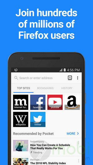 firefox 59 cho android ho tro phat lai hls cai thien che do duyet web an danh