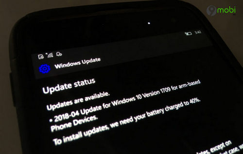 phat hien ban cap nhat windows 10 mobile april 2018 update tren trang microsoft