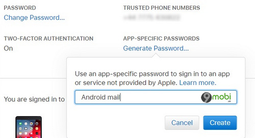 huong dan truy cap icloud tu thiet bi android