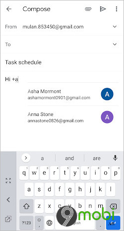 gmail cho android bo sung mot phim tat tien loi de them nguoi nhan email