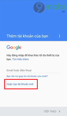 huong dan dang ky tai khoan google play tren dien thoai