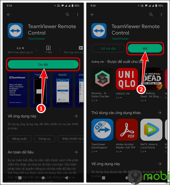 cach tai teamviewer mien phi moi nhat 2024 tren Android