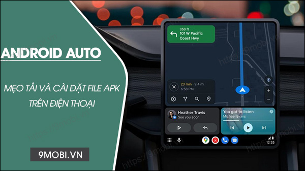 cach cai dat android auto apk