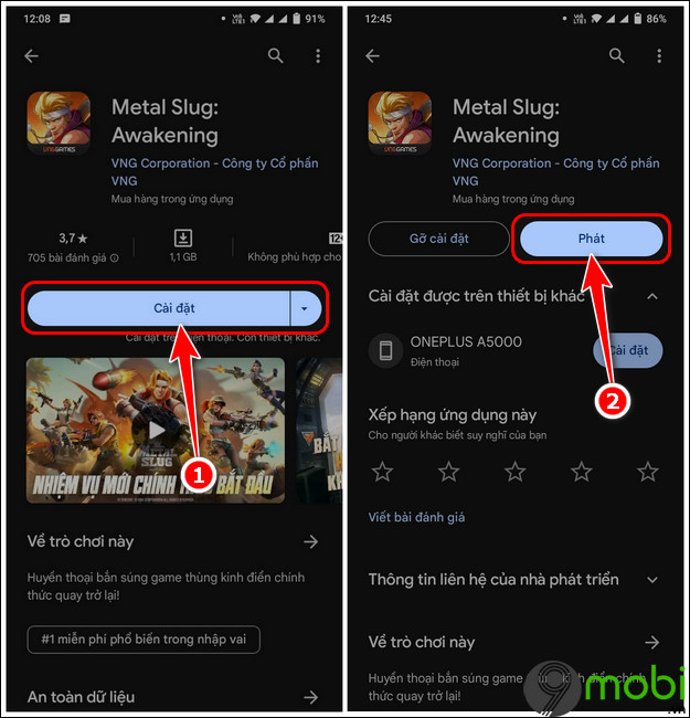cach tai metal slug awakening tren Android