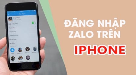 cach dang nhap zalo tren iphone