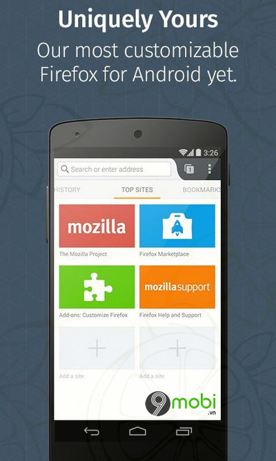 firefox beta cho android ho tro phat flac