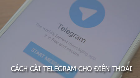 cach cai telegram cho dien thoai iphone android