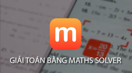How to solve maths solver using maths solver on mobile phone