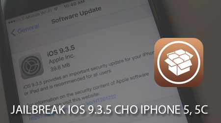 Hướng dẫn jailbreak iOS 9.3.5 Semi-untethered thiết bị 32bit