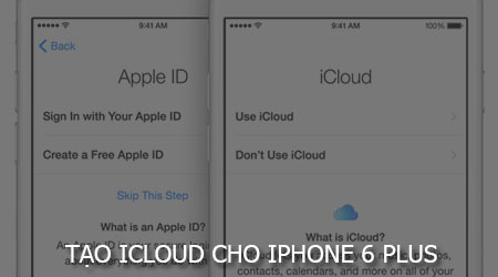 how to create icloud for iphone 6 plus