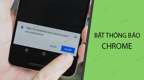 bat tat thong bao trinh duyet chrome tren android