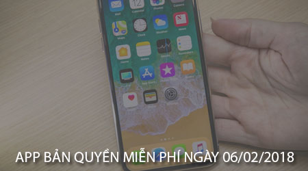 app ban quyen mien phi ngay 06 02 2018 cho iphone ipad