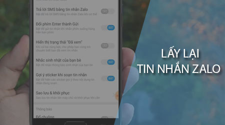 lay lai tin nhan zalo tren dien thoai android iphone