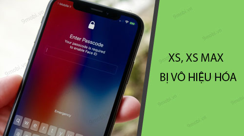 huong dan cach sua loi iphone xs xs max bi vo hieu hoa do nhap sai mat khau nhieu lan