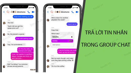 cach tra loi tin nhan tung nguoi trong group chat messenger