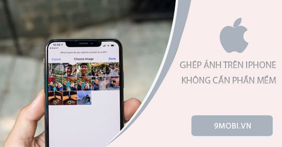 So với việc sử dụng phần mềm ghép ảnh trên iPhone, có khác biệt gì về chất lượng hoặc tính năng khi thực hiện cách ghép ảnh không cần phần mềm này?