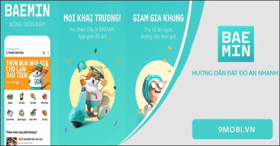 huong dan dat do an nhanh tren ung dung baemin