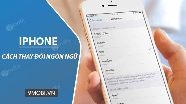 doi ngon ngu iphone