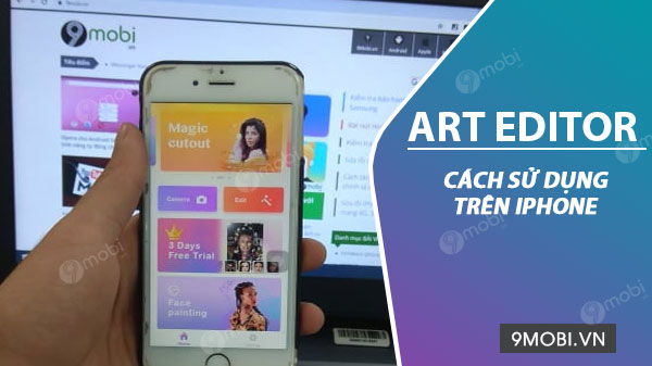 use the art editor app on iphone