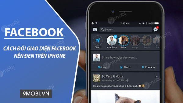 Facebook đã cập nhật phiên bản trên iPhone/iPad với giao diện màu đen mang đến trải nghiệm tuyệt vời cho người dùng. Với màu sắc tối giúp giảm thiểu ánh sáng xanh, các nhận xét và bình luận sẽ dễ dàng đọc hơn và mắt của bạn sẽ được bảo vệ tốt hơn khi sử dụng Facebook.