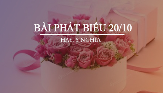 bai phat bieu 20 10