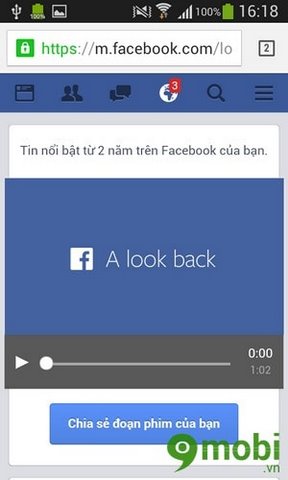 Nhìn lại những khoảnh khắc đáng nhớ trên Facebook bằng Video Facebook Look Back