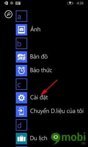 lay tap tin tai ve Windows Phone